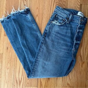 AGOLDE Nico High-Rise Slim Fit Blue Jeans